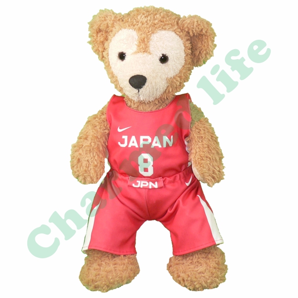 ダッフィーぬいぐるみSサイズコスチューム 女子日本代表 2021風コスプレ衣装 服 バスケ
